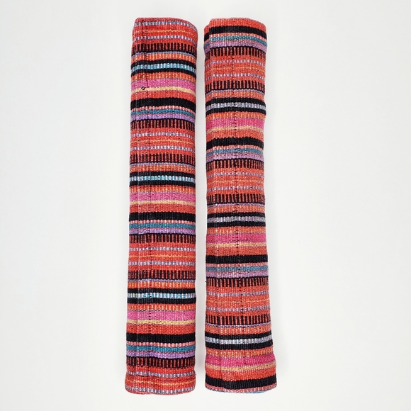 Anthropologie Home Boho Aztec Colorful Textured Stripe Table Linen Placemat Set - Picture 12 of 14